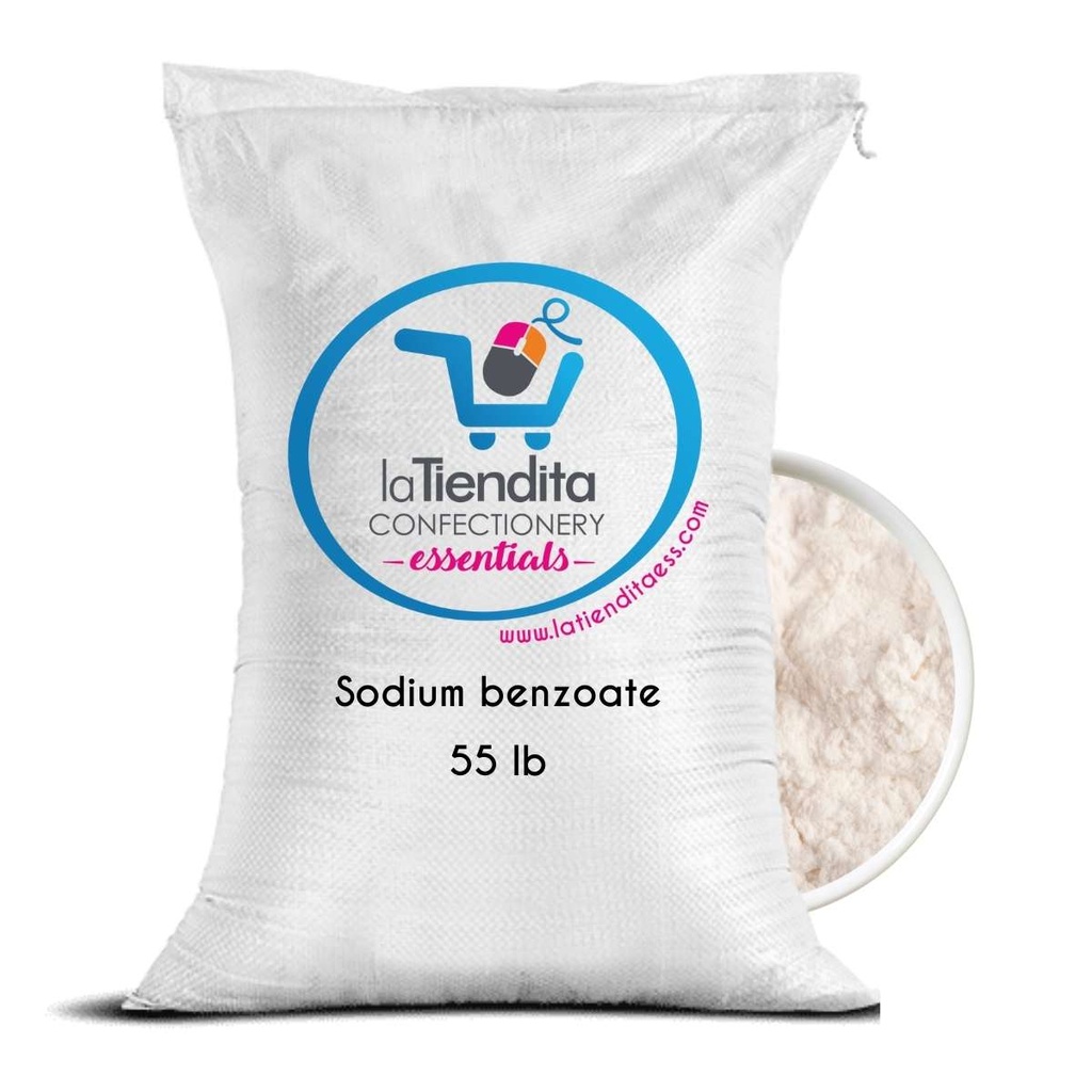 [061-18-244-25] 55 lb - Sodium Benzoate  LA TIENDITA ESSENTIALS