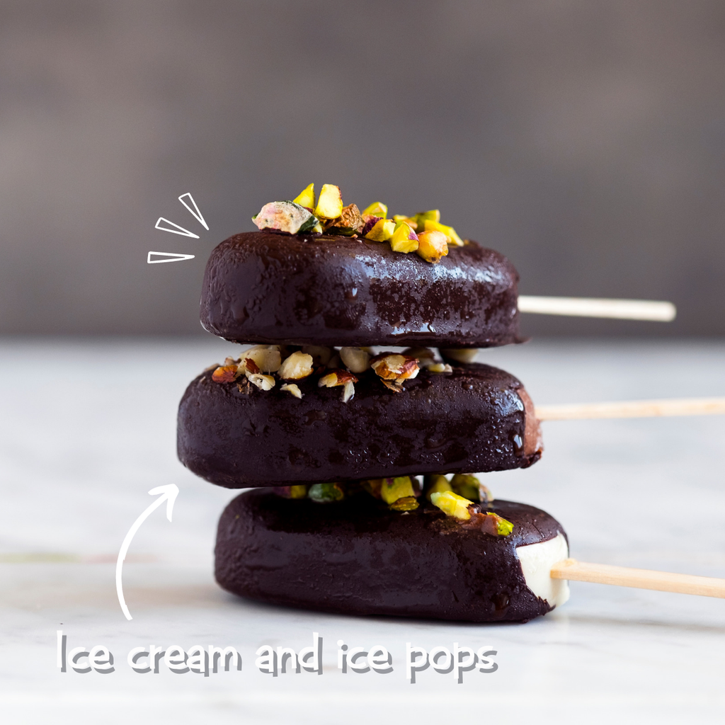 Dark chocolate coating- ice cream and ice pops
