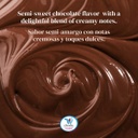 semi-sweet chocolate coating-cobertura de chocolate semi-amargo