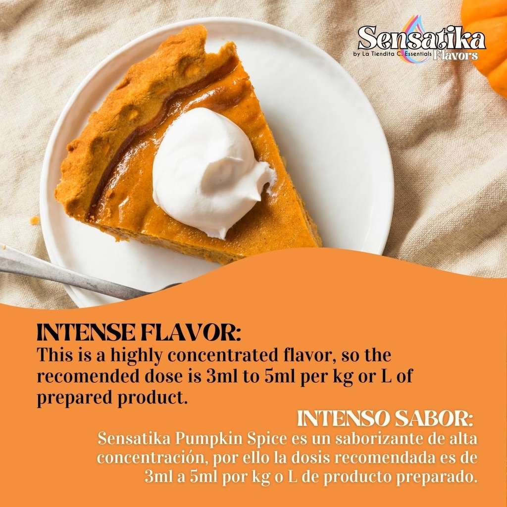 Sensatika-intense flavor-high concentration-pumpkin spice