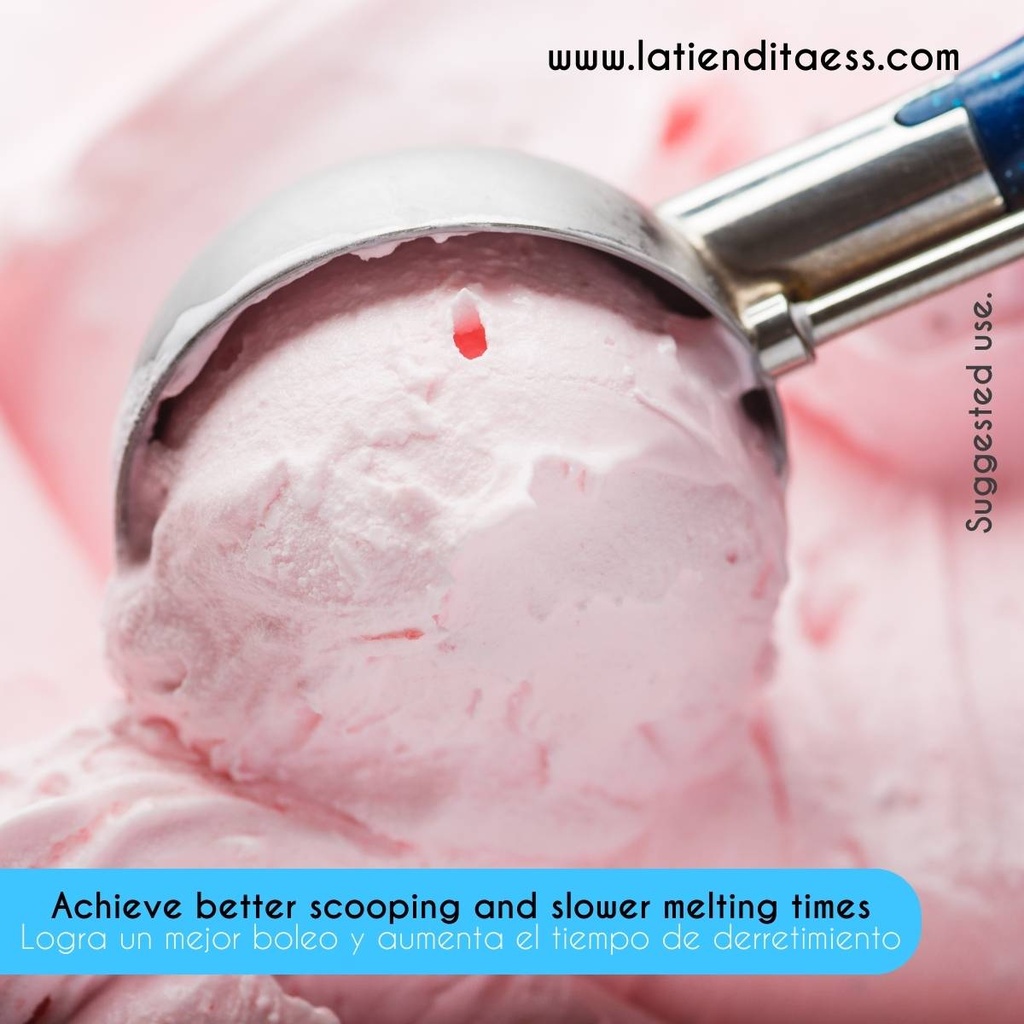 Better scooping and slow melting ice cream stabilizer