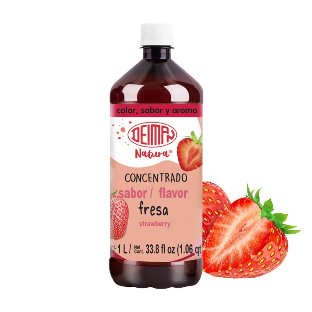 33.8 fl oz - Strawberry Concentrate DEIMAN NATURA
