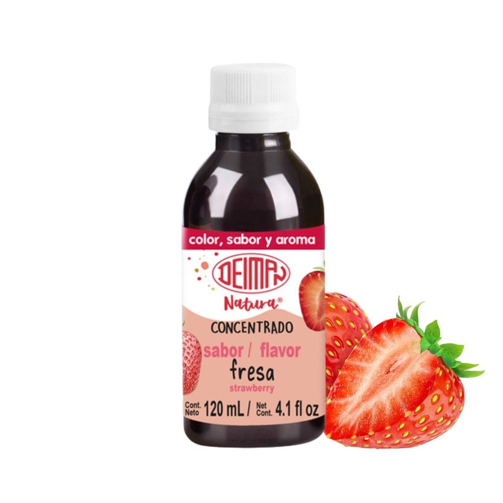 4 fl oz - Strawberry Concentrate DEIMAN NATURA