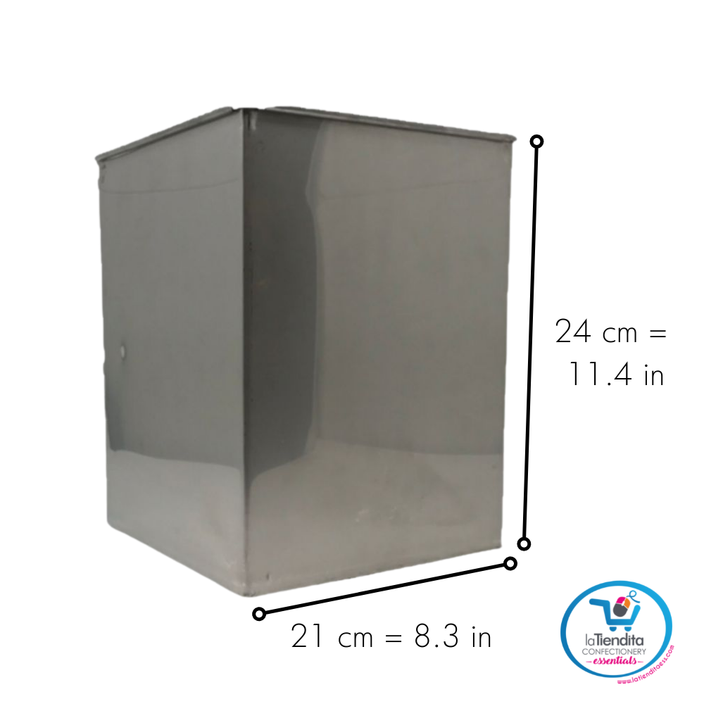 Stainless Steel Ice Cream Container Cap. 3 gal LA TIENDITA ESSENTIALS
