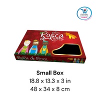 [062-38-421-50C] 50 Cajas CHICAS Rosca de Reyes (Tapa+Base) 48 x 34 x 8 cm LA TIENDITA ESSENTIALS
