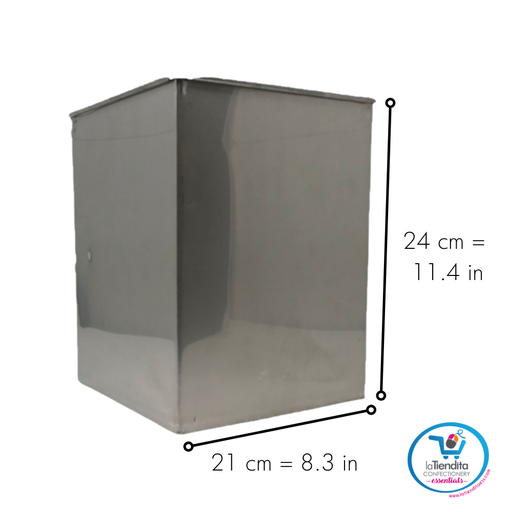 [059-4-262-3] Stainless Steel Ice Cream Container Cap. 3 gal LA TIENDITA ESSENTIALS